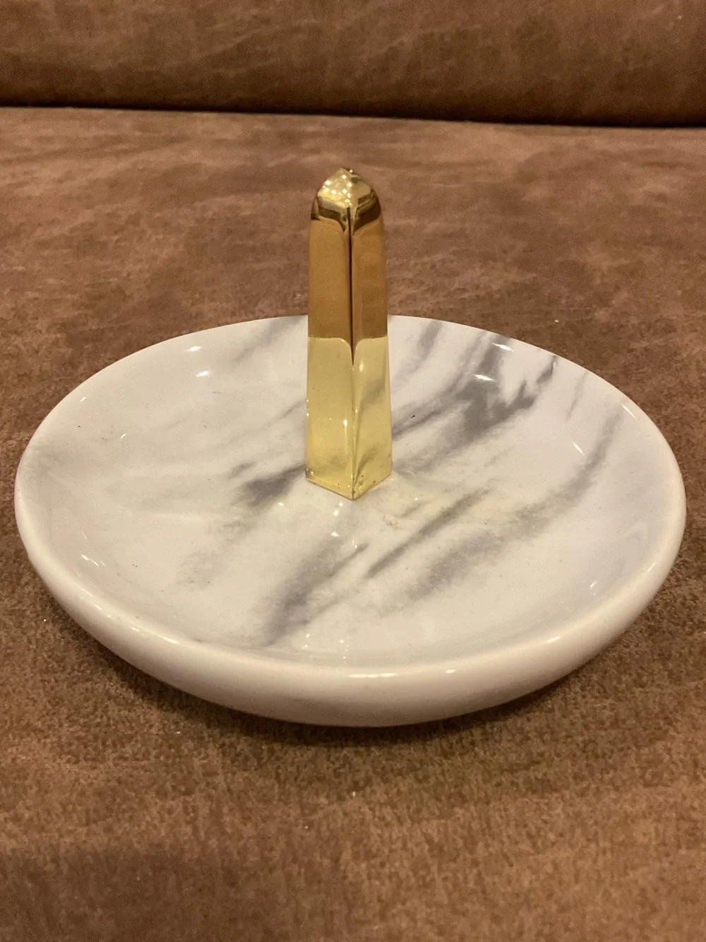 Nate Berkus Marble and Gold Ring Dish